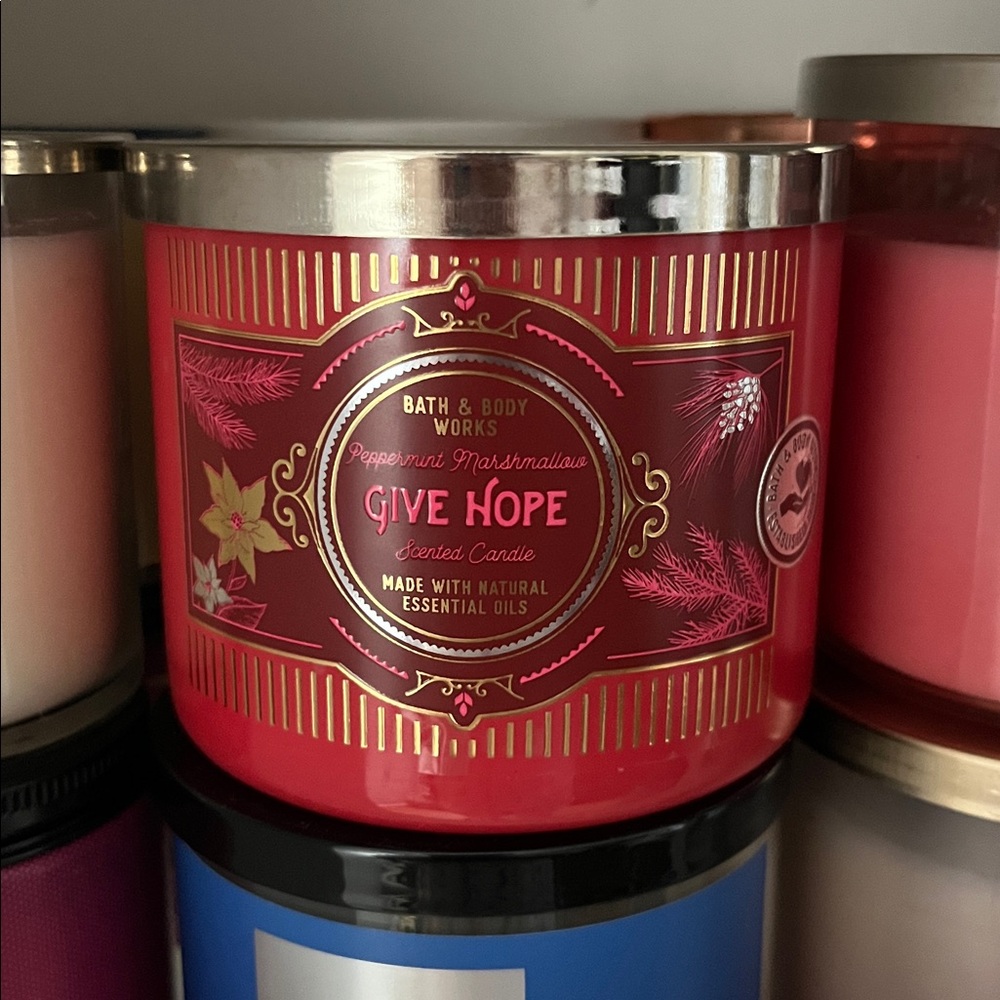 BBW Peppermint Marshmallow candle